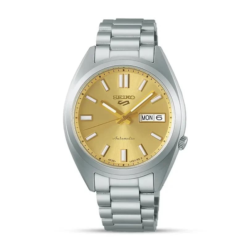 Seiko 5 Sports SNXS Series Gold Dial Men's Watch | SRPL59