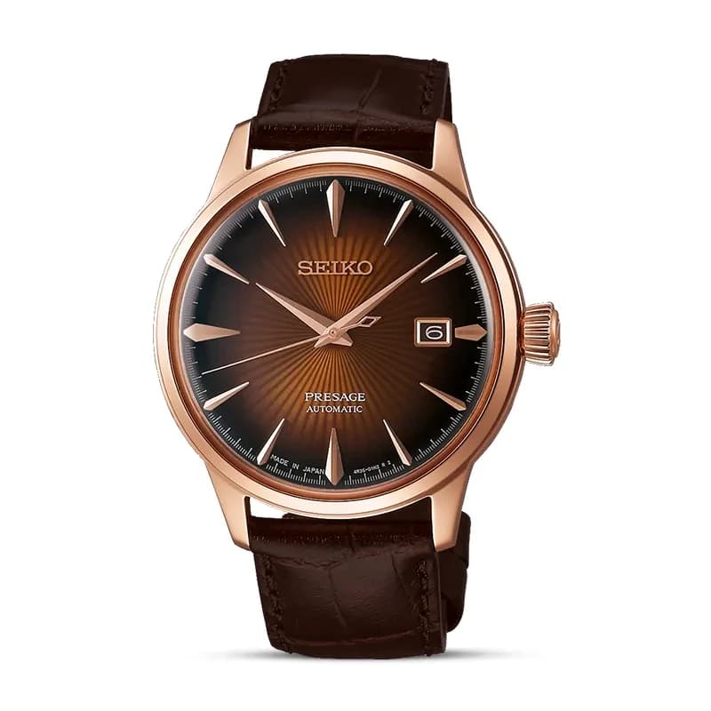 Seiko Presage Cocktail Time 'Manhattan' Brown Dial Men's Watch | SRPB46J1