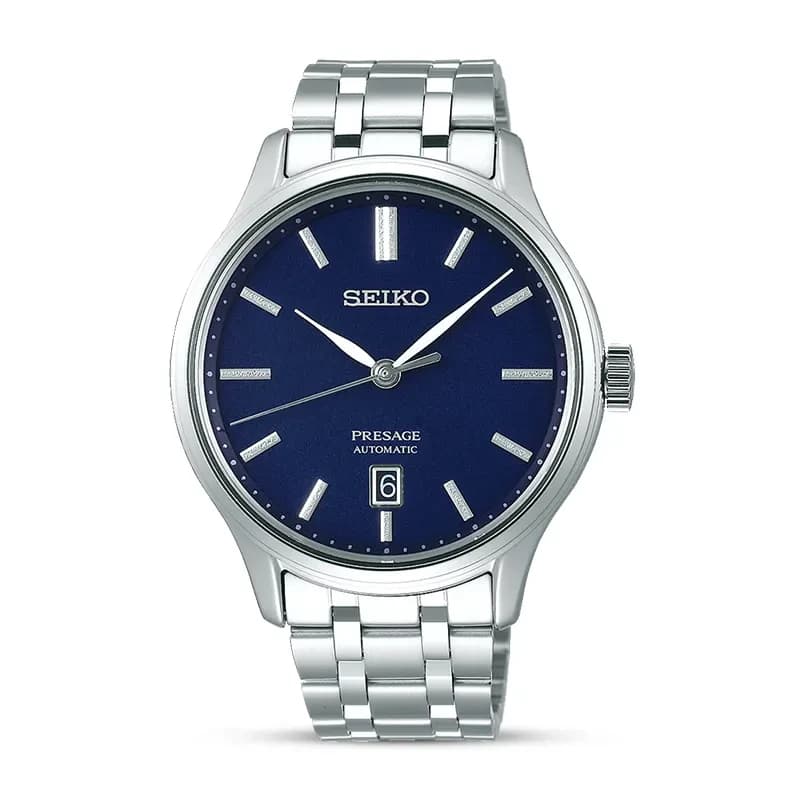 Seiko Presage Japanese Garden Blue Dial Men's Watch | SRPD41J1