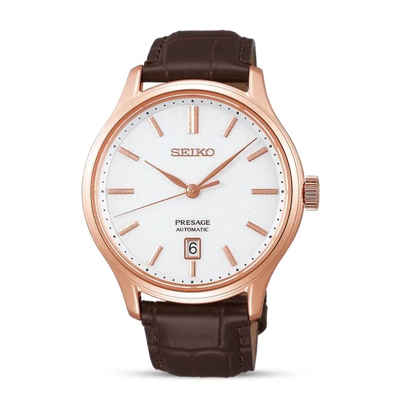 Seiko Presage Japanese Garden White Dial Men's Watch | SRPD42J1