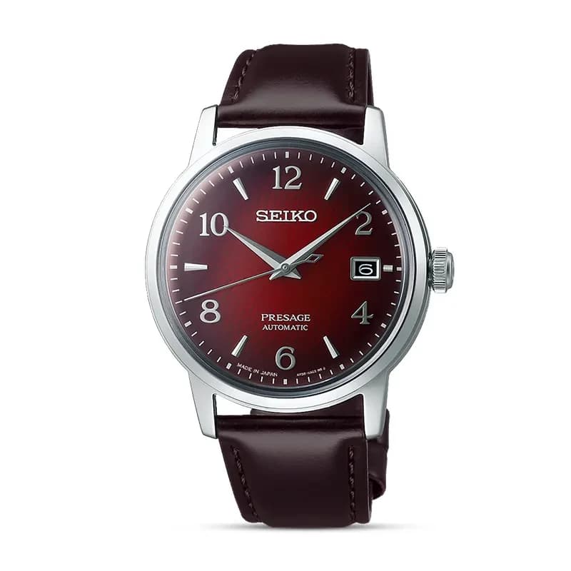 Seiko Presage Cocktail Time Negroni Red Dial Men's Watch | SRPE41J1