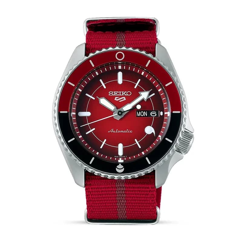 Seiko 5 Sports NARUTO & BORUTO "Sarda" Limited Edition Watch | SRPF67K1
