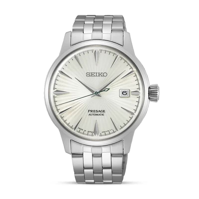 Seiko Presage Cocktail Time Silver Dial Men's Watch | SRPG23J1
