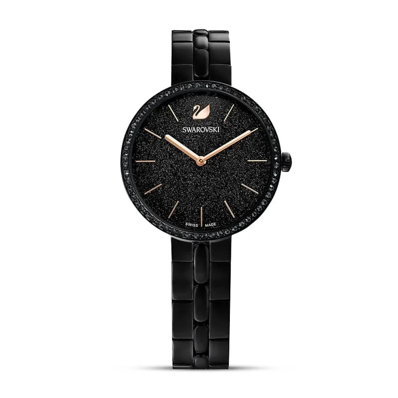 Swarovski Cosmopolitan Black Dial Ladies Watch | 5547646