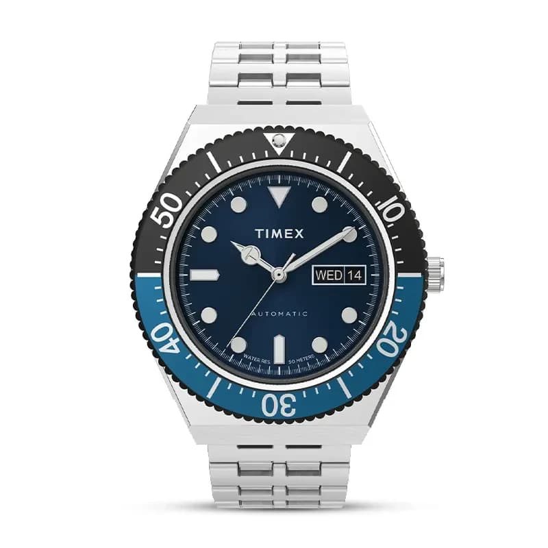 Timex M79 Batman Special Projects Automatic Blue Dial Men's Watch | TW2V25100