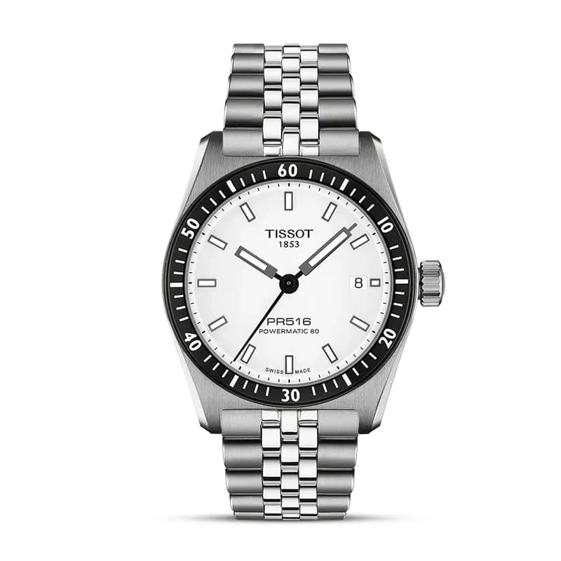 Tissot PR516 Powermatic 80 White Dial Men's Watch | T149.407.11.031.00