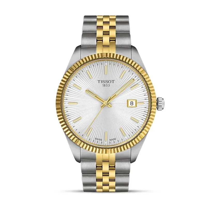 Tissot Ballade 40mm Silver Dial Two-Tone Men's Watch | T156.410.22.031.00