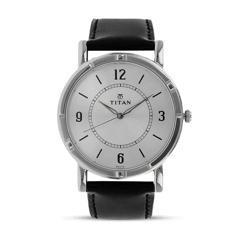 Titan 1639SL03 Karishma Silver Dial Men's Watch