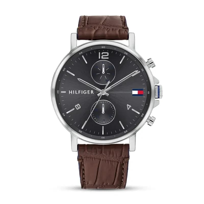 Tommy Hilfiger Kane Multifunction Black Dial Men's Watch | 1710416