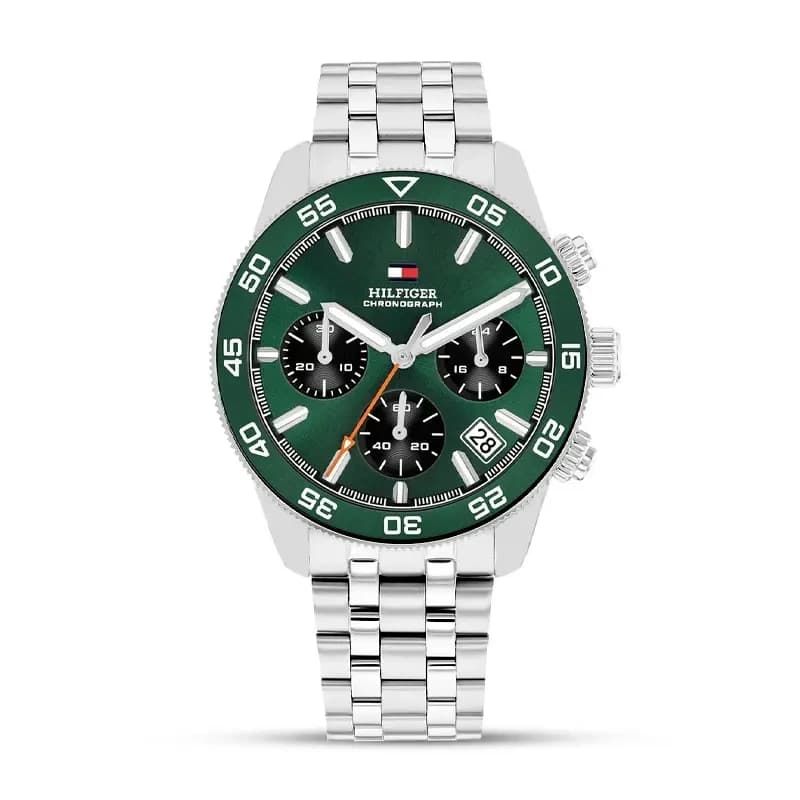 Tommy Hilfiger TH85 Chronograph Green Dial Men's Watch | 1792214