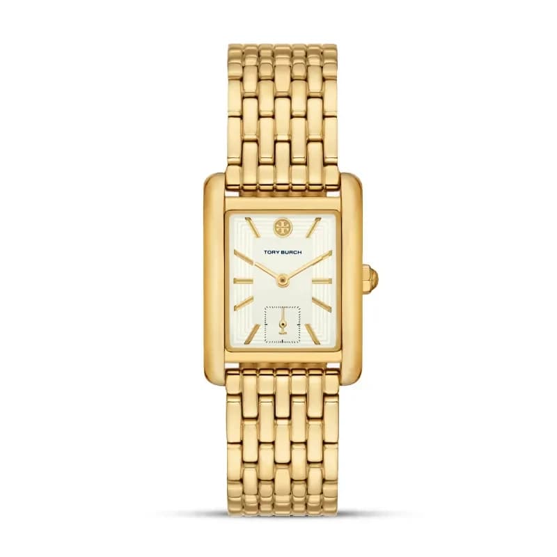 Tory Burch Eleanor Ivory Dial Gold-Tone Ladies Watch | TBW1060