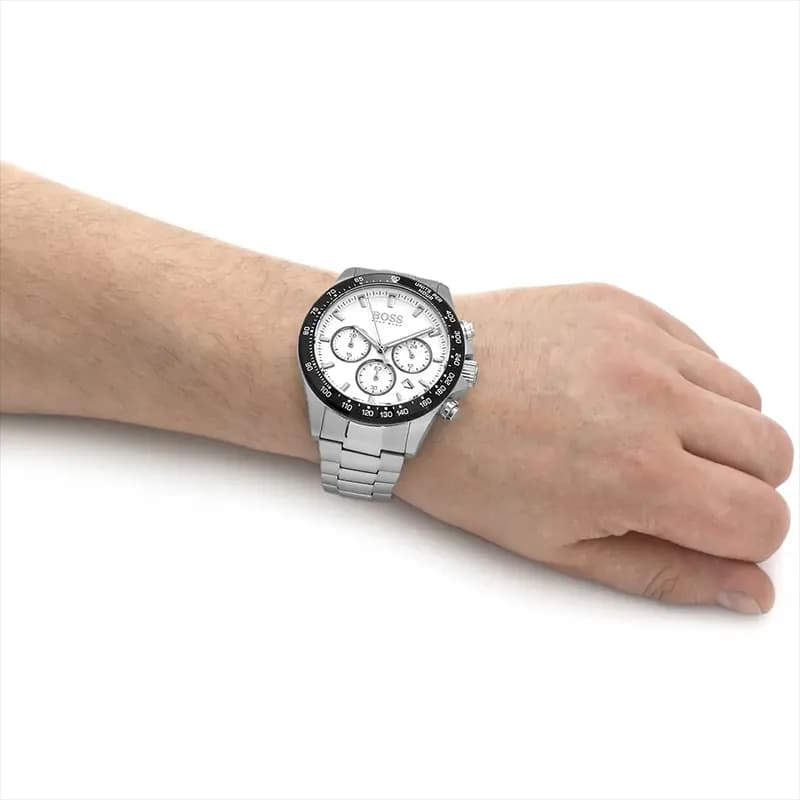Hugo Boss Hero Chronograph White Dial Men’s Watch | 1513875 secondary view