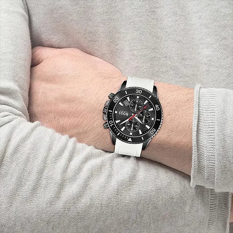 Hugo Boss Admiral Chronograph Black Dial Men's Watch | 1513966 secondary view