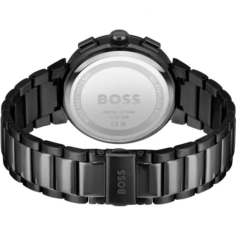 Hugo Boss Trace Chronograph Black Dial Men's Watch | 1514001