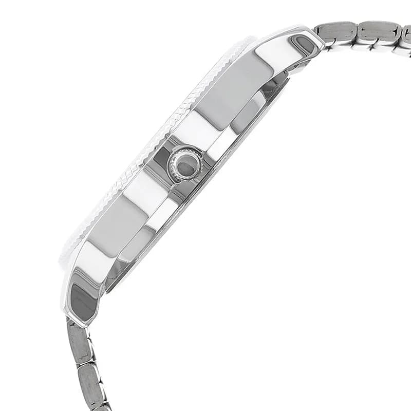 Titan Karishma Silver Dial Two-Tone Men's Watch | 1650BM01