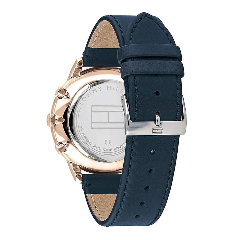 Tommy Hilfiger Hunter Chronograph Blue Dial Men's Watch | 1710405