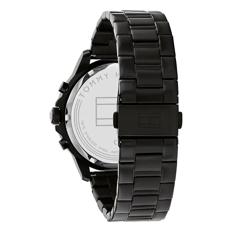 Tommy Hilfiger Henry Multifunction Black Dial Men's Watch | 1710478