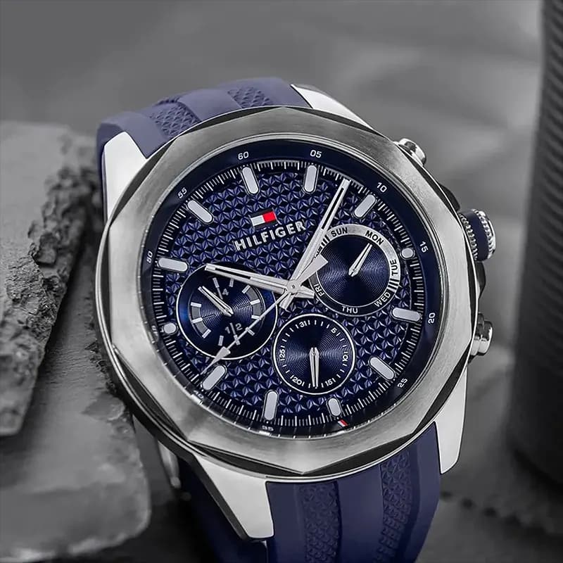 Tommy Hilfiger Lars Navy Blue Dial Men's Watch | 1710649
