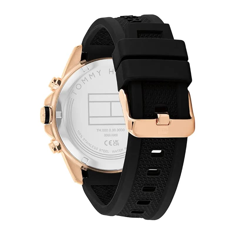 Tommy Hilfiger Lars Multifunction Black Dial Men's Watch | 1710650