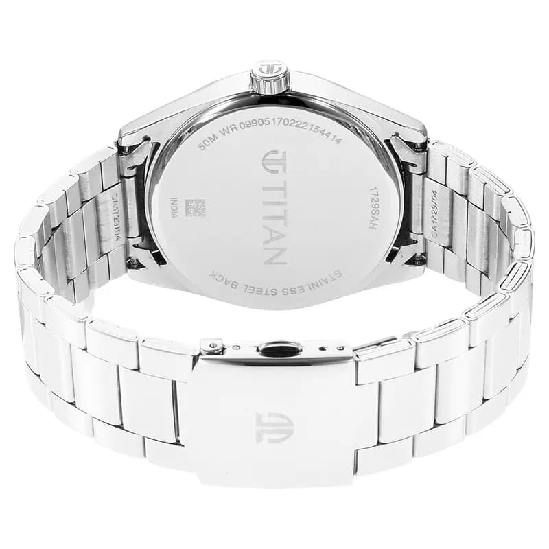Titan Workwear Black Dial Men's Watch | 1729SM08