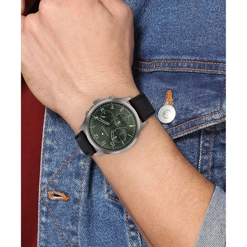 Tommy Hilfiger Asher Chronograph Green Dial Men’s Watch | 1791856