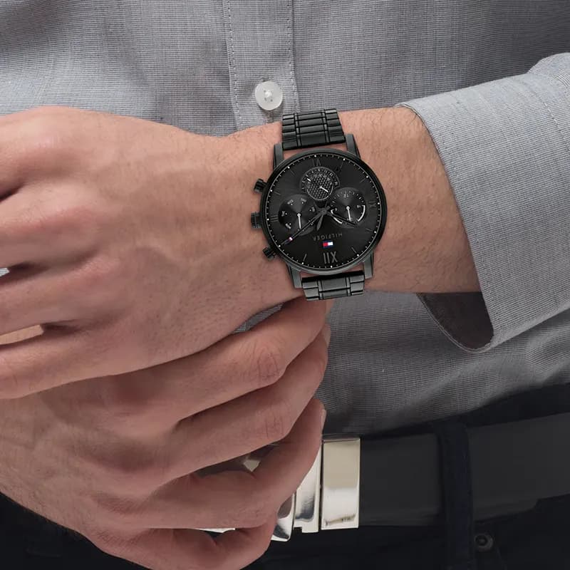 Tommy Hilfiger Sullivan Black Dial Men's Watch | 1791879