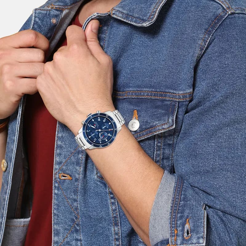Tommy Hilfiger Jimmy Chronograph Blue Dial Men’s Watch | 1791949