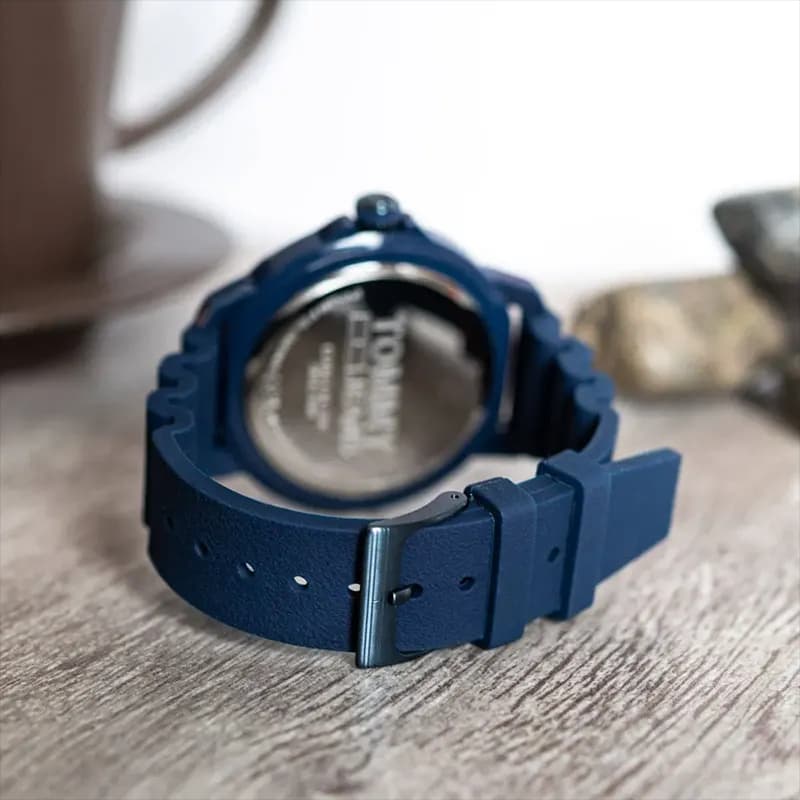 Tommy Hilfiger Tokyo Blue Dial Silicone Men’s Watch | 1792000