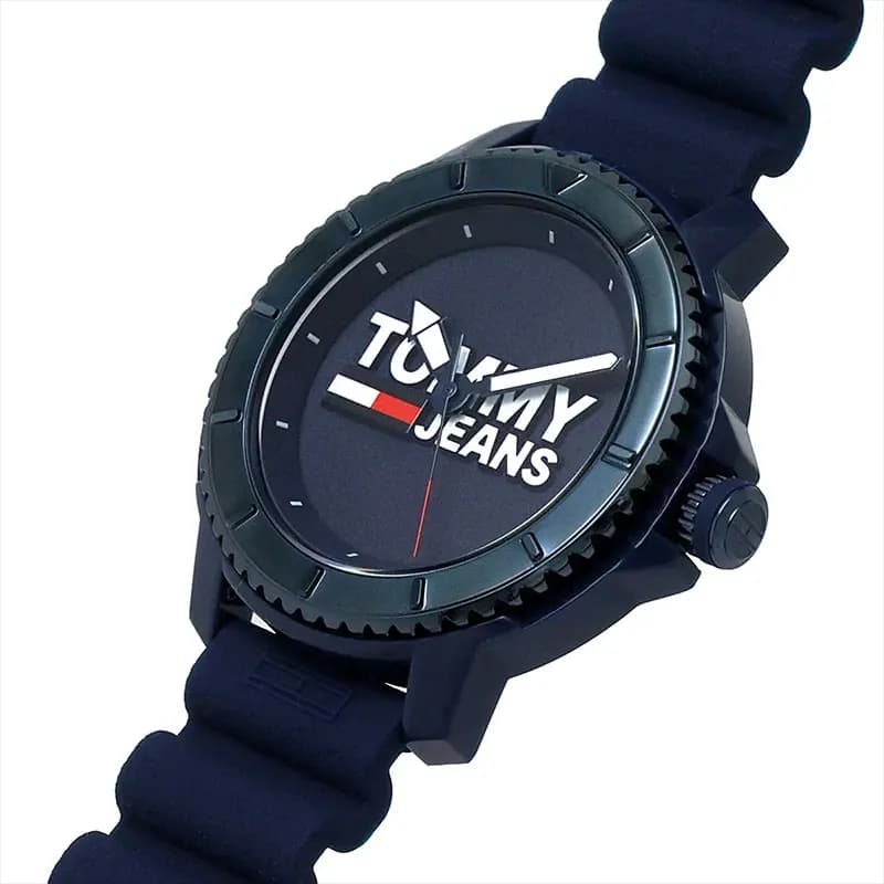 Tommy Hilfiger Tokyo Blue Dial Silicone Men’s Watch | 1792000