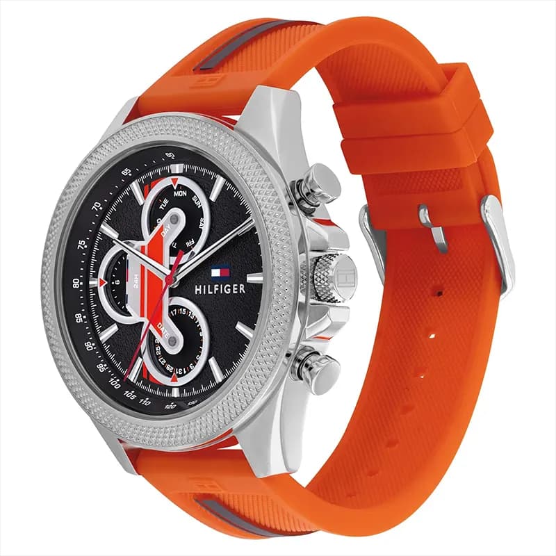 Tommy Hilfiger Clark Multifunction Black Dial Men’s Watch | 1792084