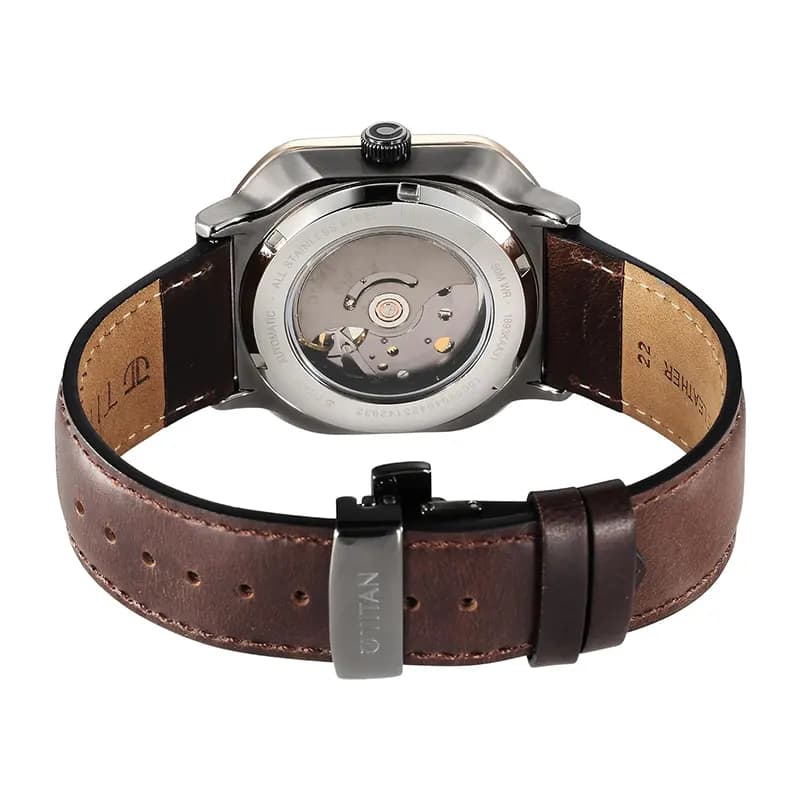 Titan Techno Beats Anthracite Dial Automatic Men's Watch | 1893KL01