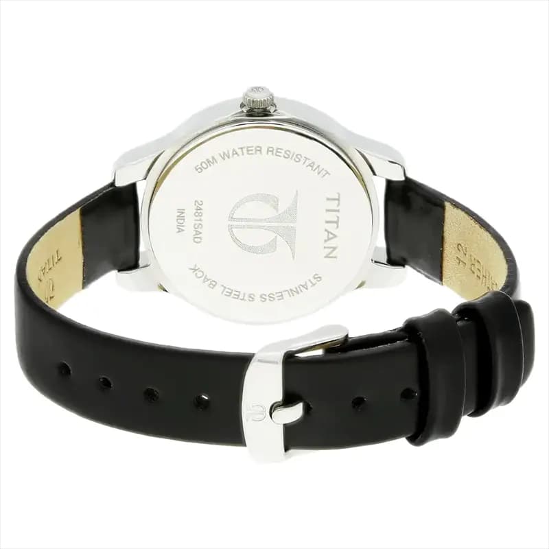 Titan 2481SL08 Workwear Blue Dial Ladies Watch