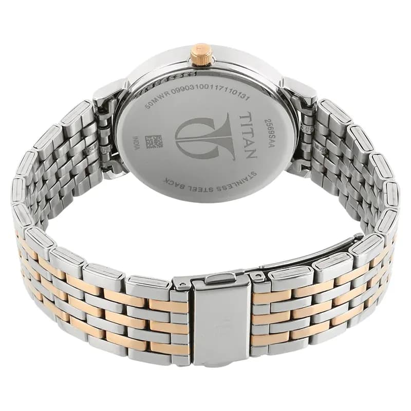 Titan 2569KM02 Workwear Rose Gold Dial Ladies Watch