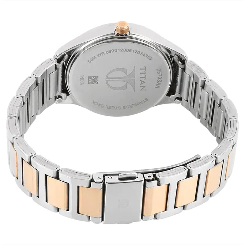 Titan 2570KM02 Workwear Blue Dial Ladies Watch