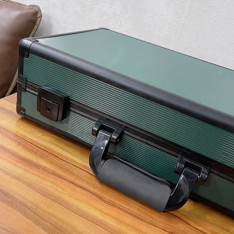 48 Slots Dark Green High Materials Double Side Watch Organizer Box And Gift Case