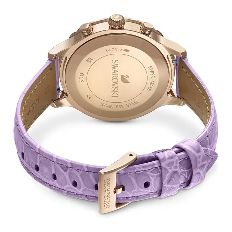 Swarovski Octea Lux Chronograph Purple Dial Ladies Watch | 5632263