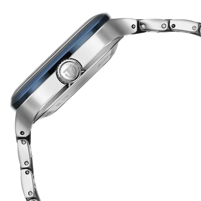 Titan Ceramic Fusion Skeleton Blue Dial Automatic Men's Watch | 90175KD02