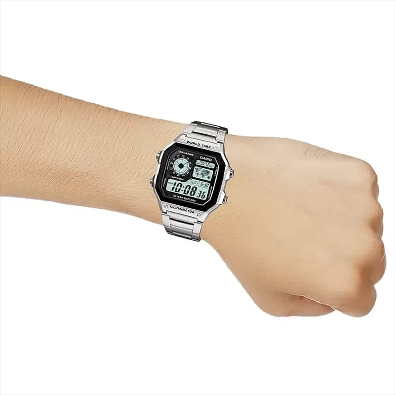 Casio Youth AE-1200WHD-1AVDF Digital Black Dial Men's Watch