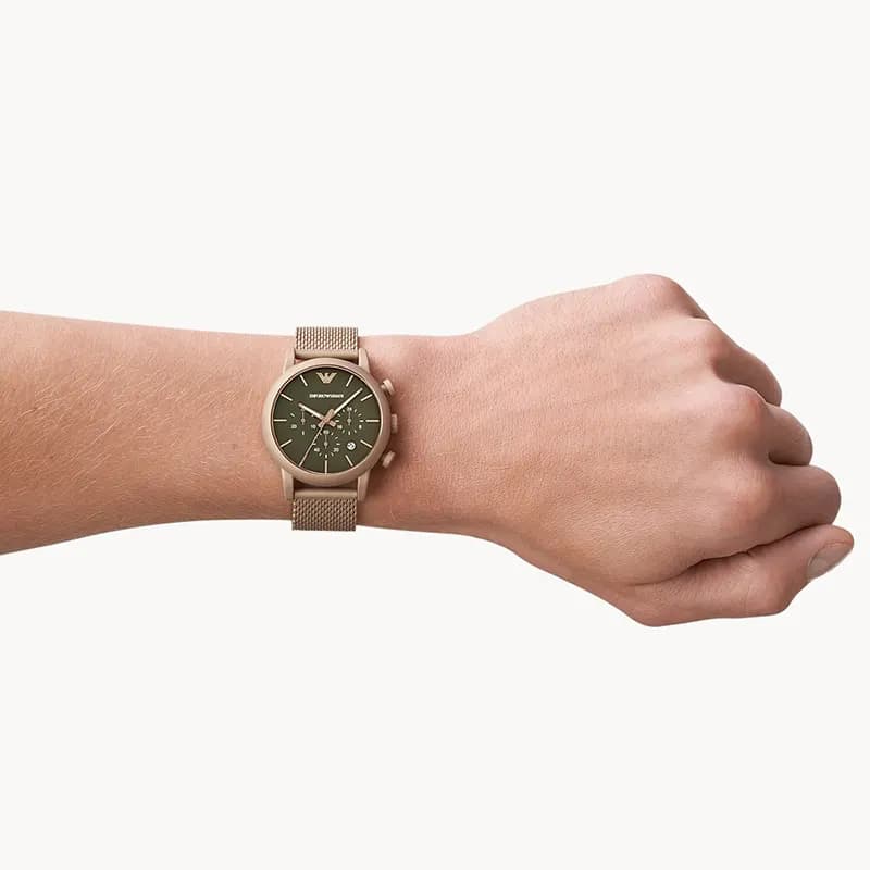 Emporio Armani Chronograph Green Men's Watch | AR11428