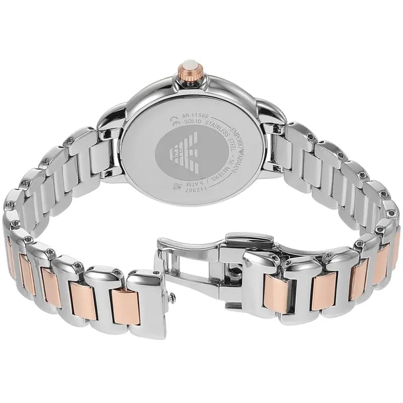 Emporio Armani Mia MOP Dial Two-Tone Ladies Watch | AR11569