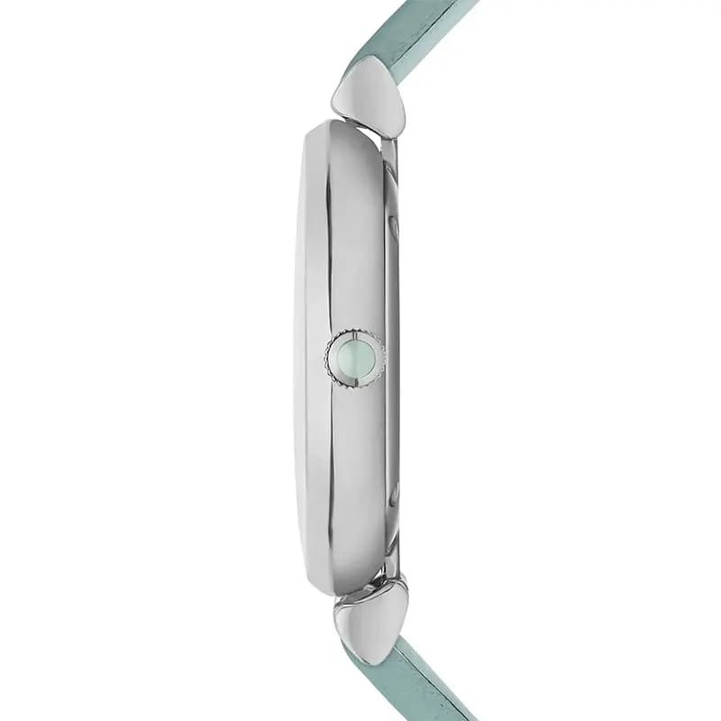 Emporio Armani Gianni T-Bar Green Mother Of Pearl Dial Ladies Watch | AR1959