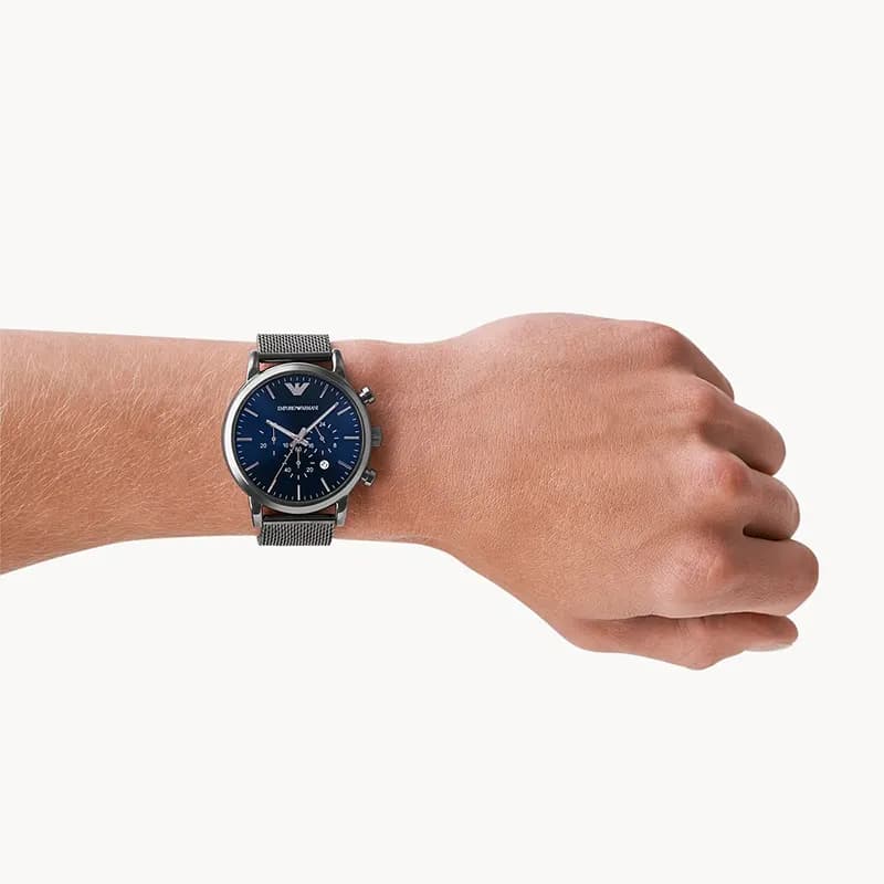 Emporio Armani Luigi Chronograph Blue Dial Men's Watch | AR1979