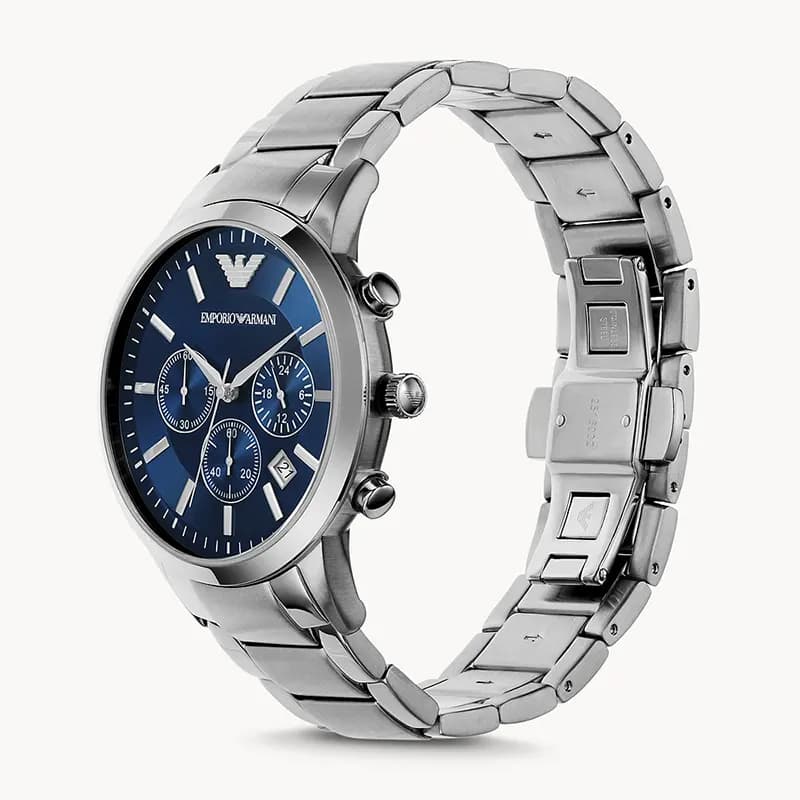 Emporio Armani Renato Chronograph Blue Dial Men's Watch | AR2448 secondary view