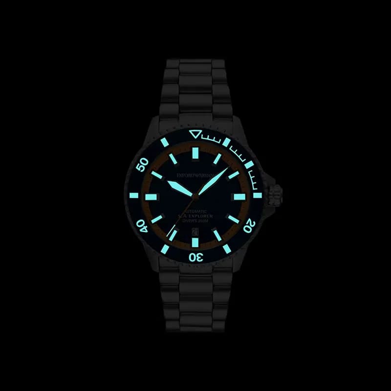 Emporio Armani Sea Explorer Automatic Blue Dial Men's Watch | AR60090