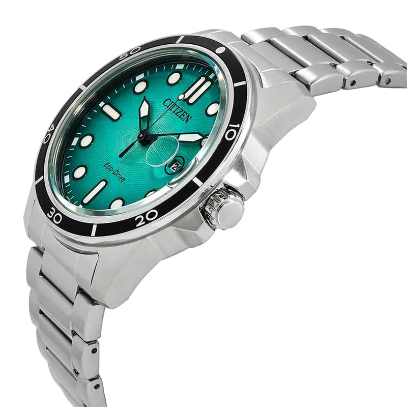 Citizen Eco-Drive Marine Turquoise Blue Dial Men's Watch | AW1816-89L secondary view