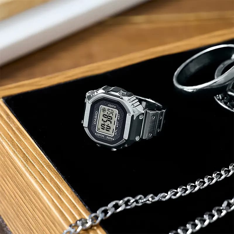 Casio 50th Anniversary Full Metal Digital Ring Watch | CRW-001-1