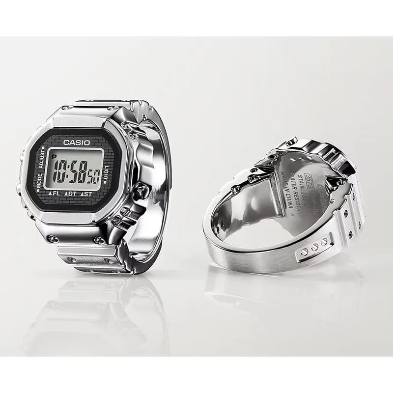 Casio 50th Anniversary Full Metal Digital Ring Watch | CRW-001-1