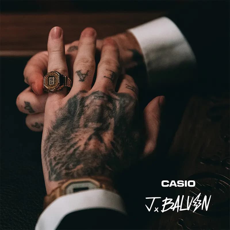 Casio X J Balvin Limited Edition Digital Gold-Tone Ring Watch | CRW-001JB-9