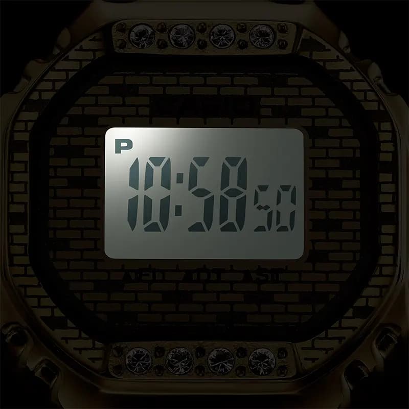 Casio X J Balvin Limited Edition Digital Gold-Tone Ring Watch | CRW-001JB-9