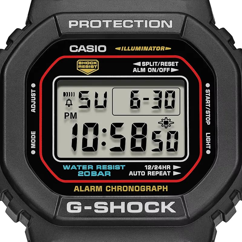 Casio G-Shock DW-5600RL-1 Digital Grey Dial Men's Watch